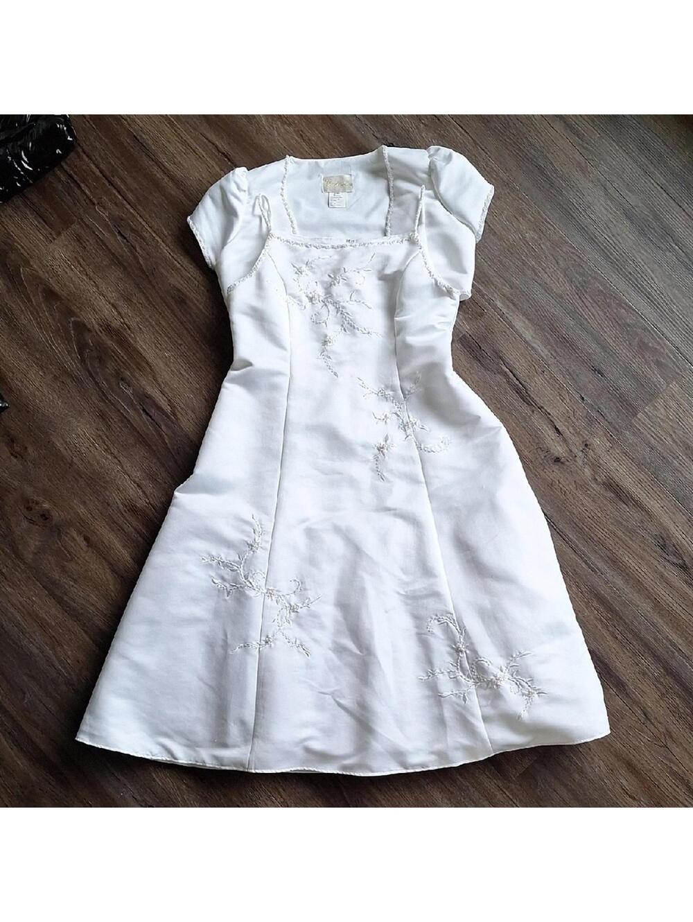 Cinderella Girls Formal Church Communion Dress Size 10.5